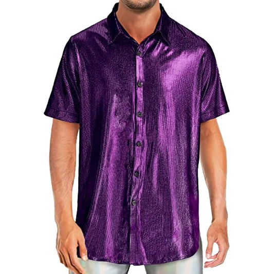 Men's Slim Fit Nightclub Shirt